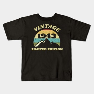 Vintage 1943 Limited Edition Funny Kids T-Shirt